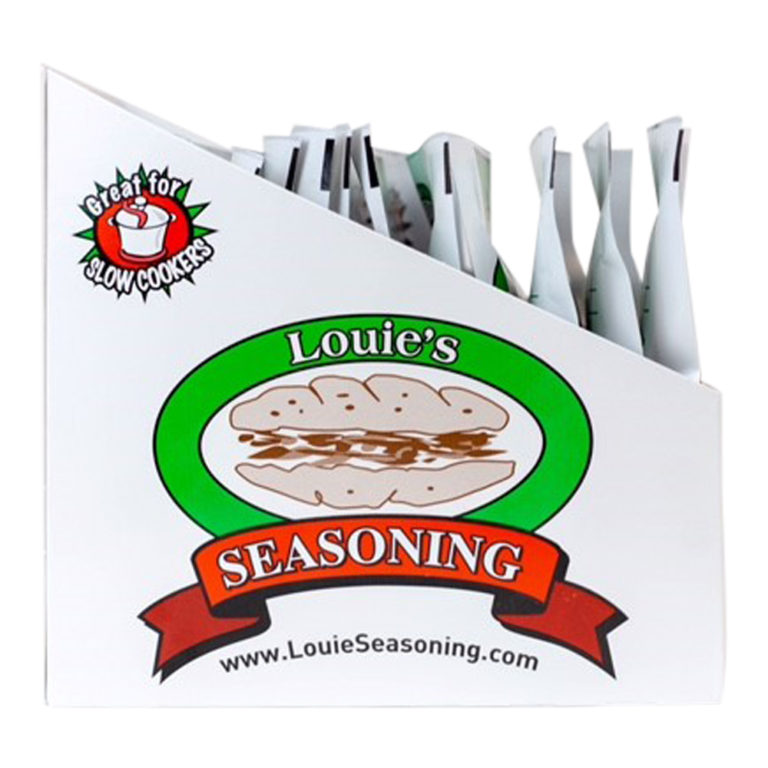 Louie's Italian Beef Au Jus Seasoning 63oz packages Louie's Seasoning