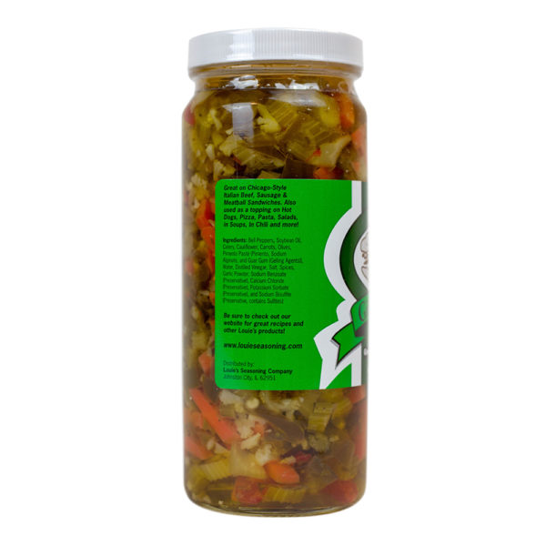 Louie's Mild Giardiniera - 3 pack (16oz Jars) - Image 3