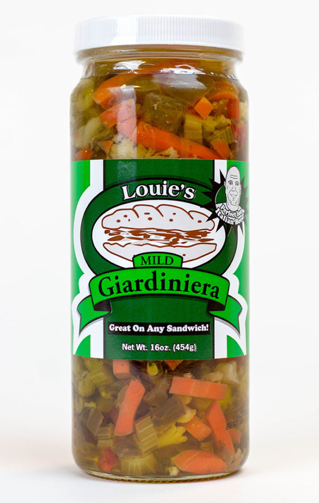 Louie's Mild Giardiniera 3 pack (16oz Jars) Louie's Seasoning