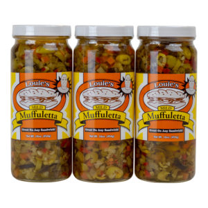 Louie's Mild Muffuletta - 3 pack (16oz Jars)