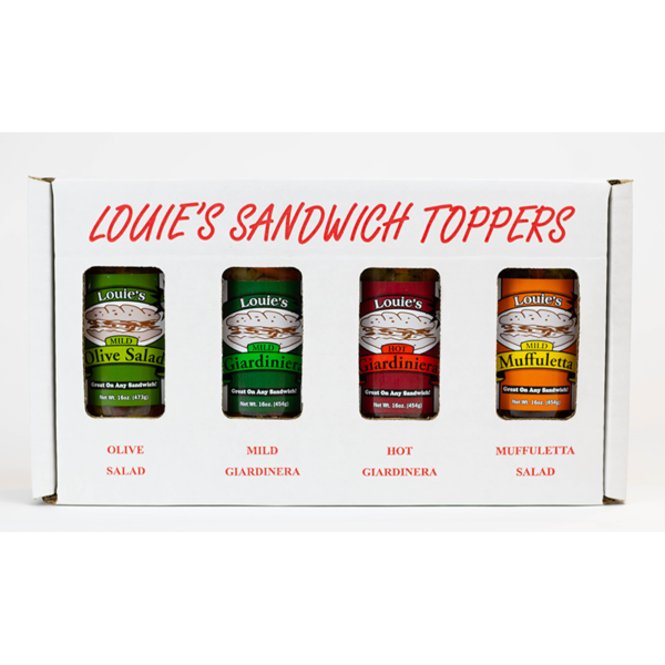 Louie's Sandwich Toppers Gift Pack - 4 pack (16oz Jars)