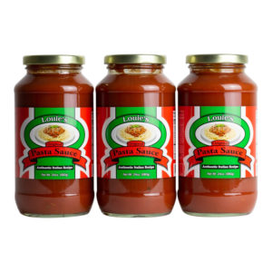 Louie's Original Pasta Sauce - 3 Pack (24oz Jars)