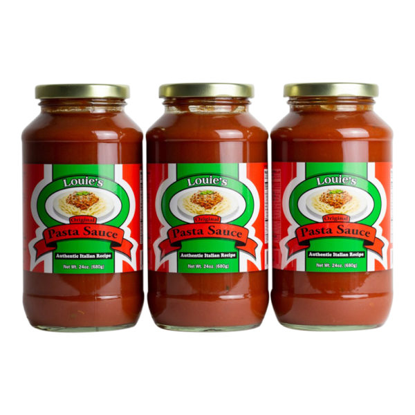 Louie's Original Pasta Sauce - 3 Pack (24oz Jars)