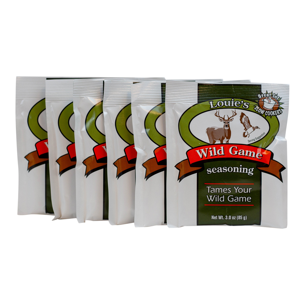 Wild Game Seasoning - 6-3oz packages