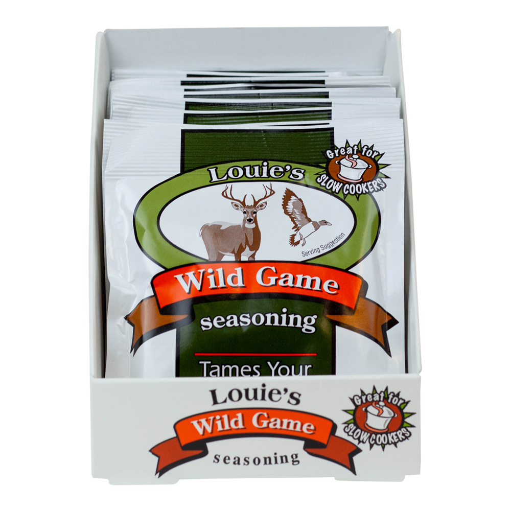 Louie's Wild Game Seasoning, 3 oz, (Pack of 12) 