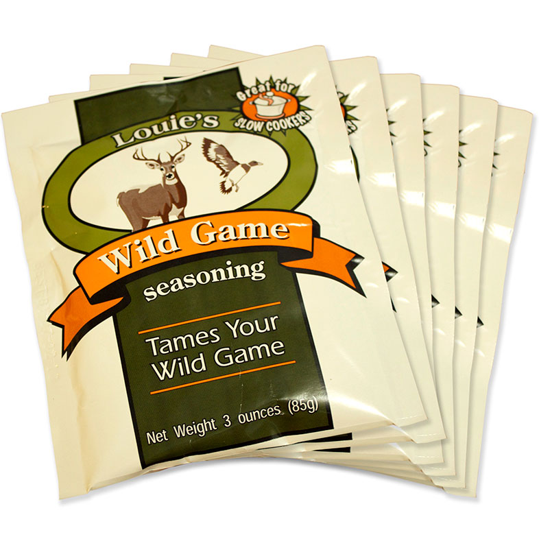 Wild Game Seasoning - 6-3oz packages